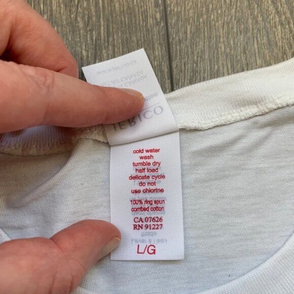 Women’s T-Shirt French Quote Short sleeve Crew neck White Cotton Plain casual - Picture 10 of 14